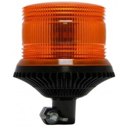 Girofar LED Galben cu lentile exterioare Fresnel si prindere Din Pole Girofar LED Galben cu lentile exterioare Fresnel si prindere Din Pole